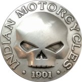Indian Motorcycle Skull conchos - custom conchos