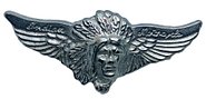 Indian Motorcycle wings lapel pin